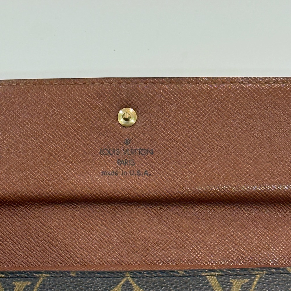 Louis Vuitton Brown Monogram Wallet - Picture 8 of 13